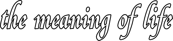 The Meaning of Life logo