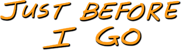 Just Before I Go logo