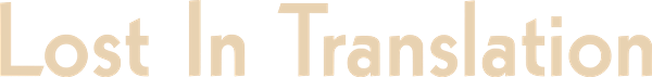 Lost in Translation logo