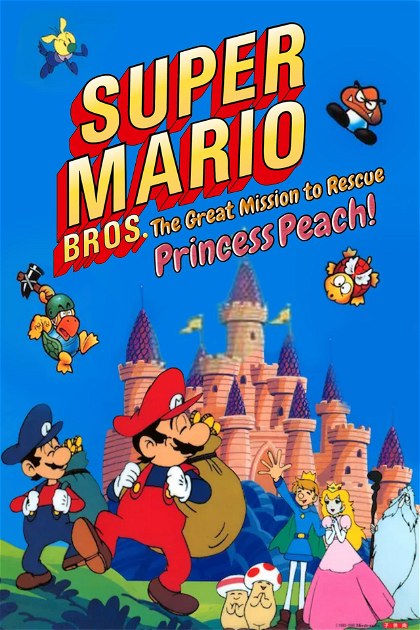 Poster for Super Mario Brothers: Great Mission to Rescue Princess Peach