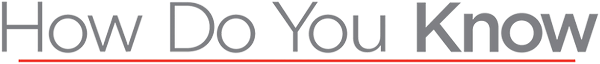 How Do You Know logo