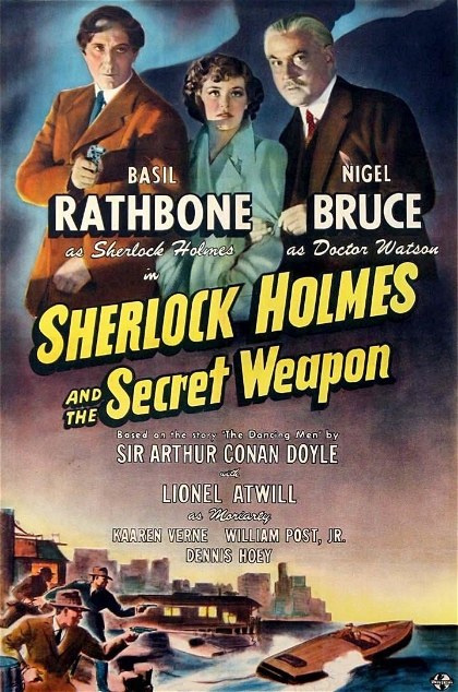 Poster for Sherlock Holmes and the Secret Weapon