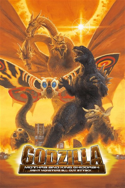 Poster for Godzilla, Mothra And King Ghidorah Giant Monsters All-Out Attack (2001)