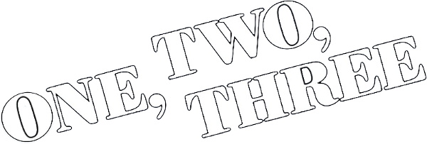 One, Two, Three logo