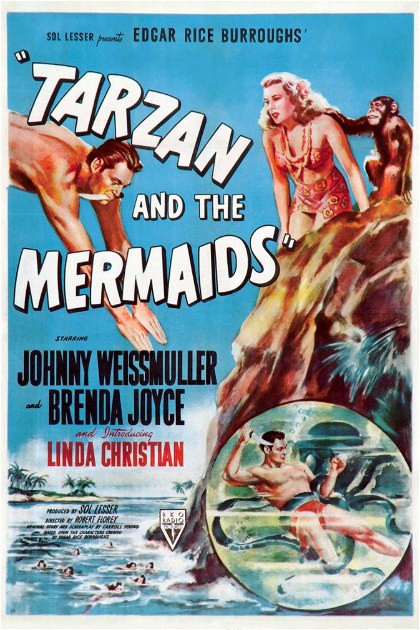 Poster for Tarzan and the Mermaids